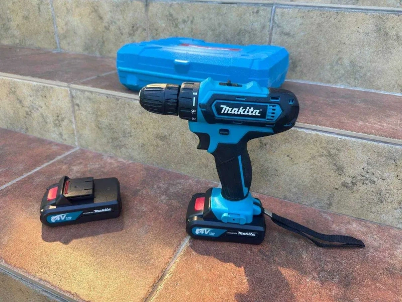‼️ Акумуляторний шуруповерт Makita 24V | Безщітковий | Гарантія — фото 2