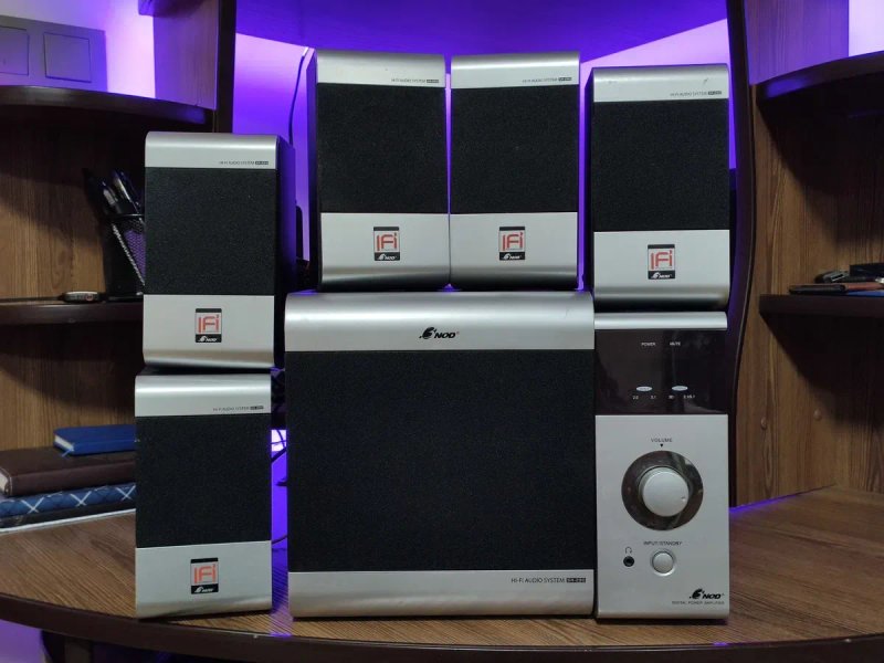 Акустична система 5.1 NOD SR-290  Hi-fi домашній кінотеатр аудіо колонки мультимедіа сабуфер саб — фото 2
