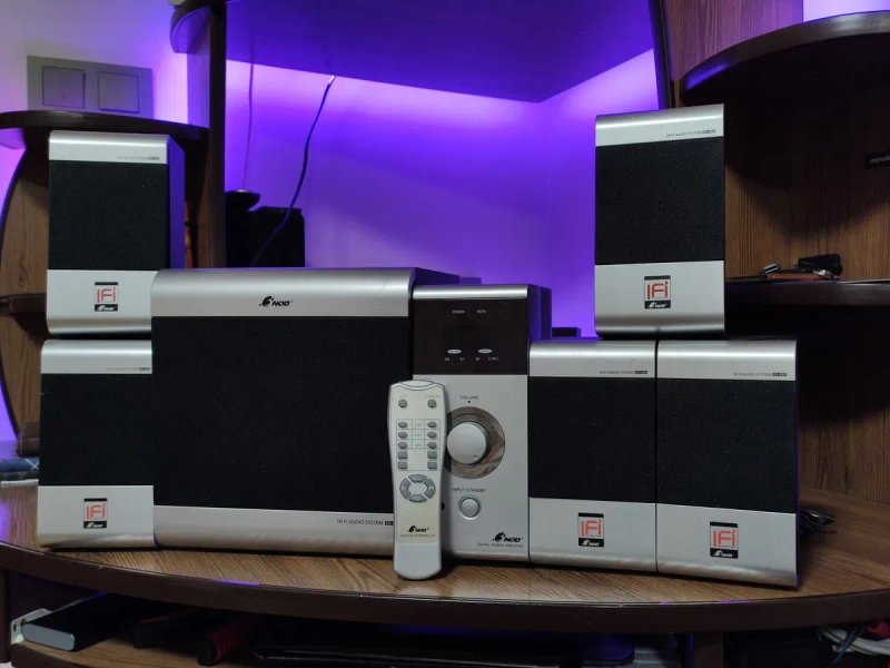 Акустична система 5.1 NOD SR-290  Hi-fi домашній кінотеатр аудіо колонки мультимедіа сабуфер саб — фото 5