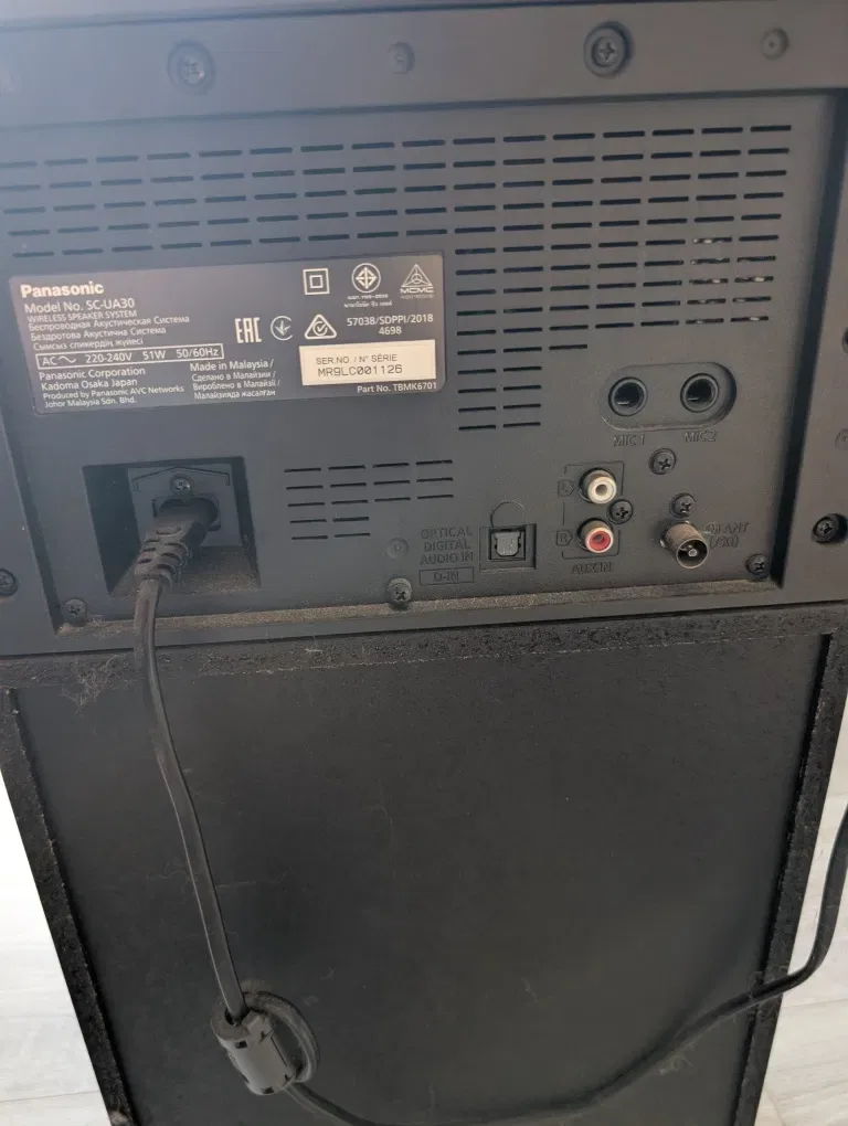 Акустична система Panasonic SC-UA30 300W Bluetooth — фото 3