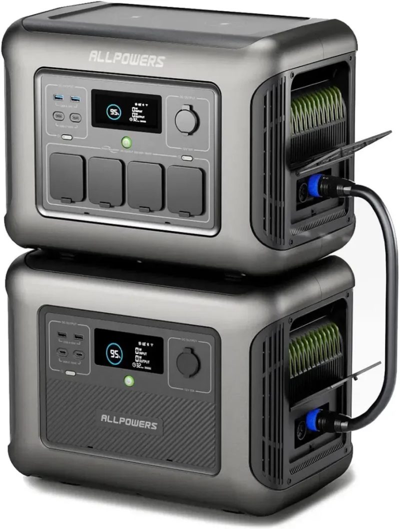 ALLPOWERS B1000 батарея розширення 1152 Вт, для зарядних станцій Allpowers R2500 та Allpowers R1500. Гарантія 60 місяців. — фото 2