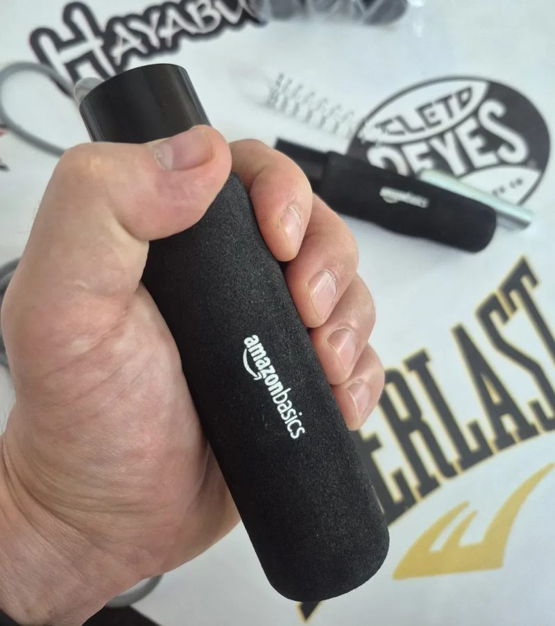 AmazonBasics  скакалка з грузиками на підшипниках Оригінал  2,74м  грузики виймаються — фото 3