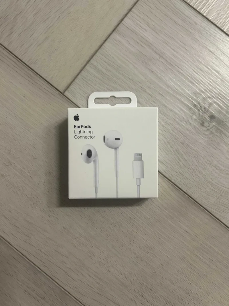 Apple Earpods Lightning навушники провідні з мікрофоном для айфона — фото 2