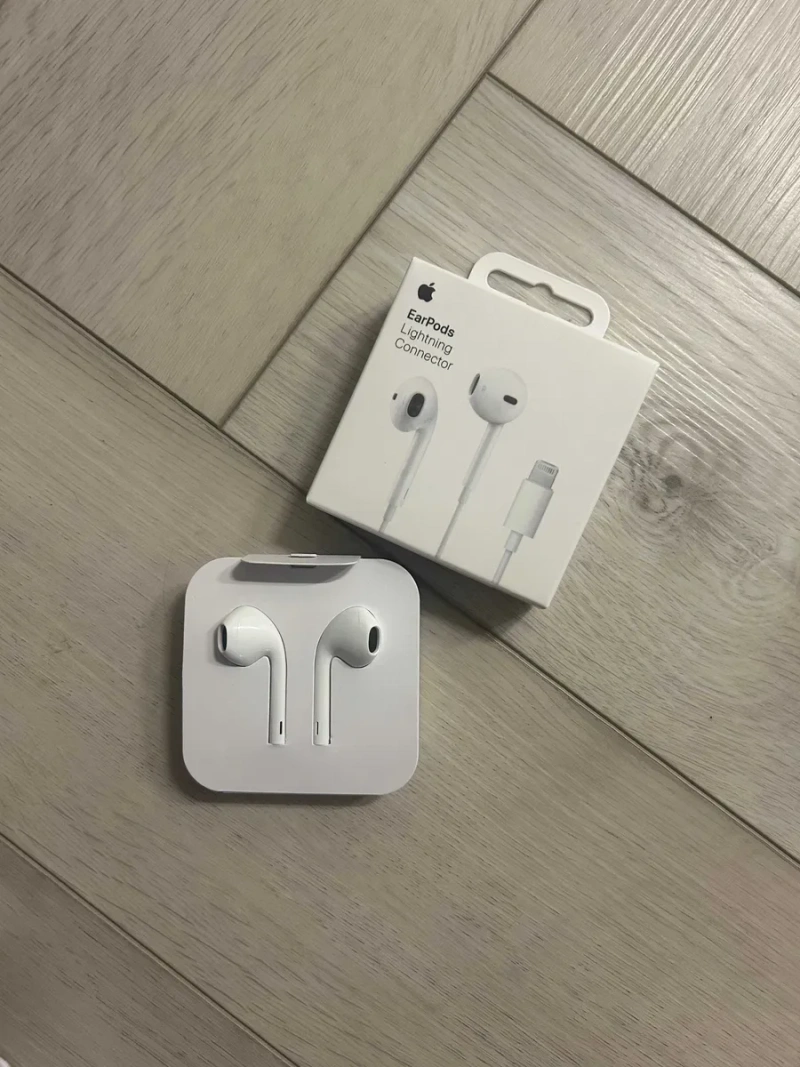 Apple Earpods Lightning навушники провідні з мікрофоном для айфона — фото 3