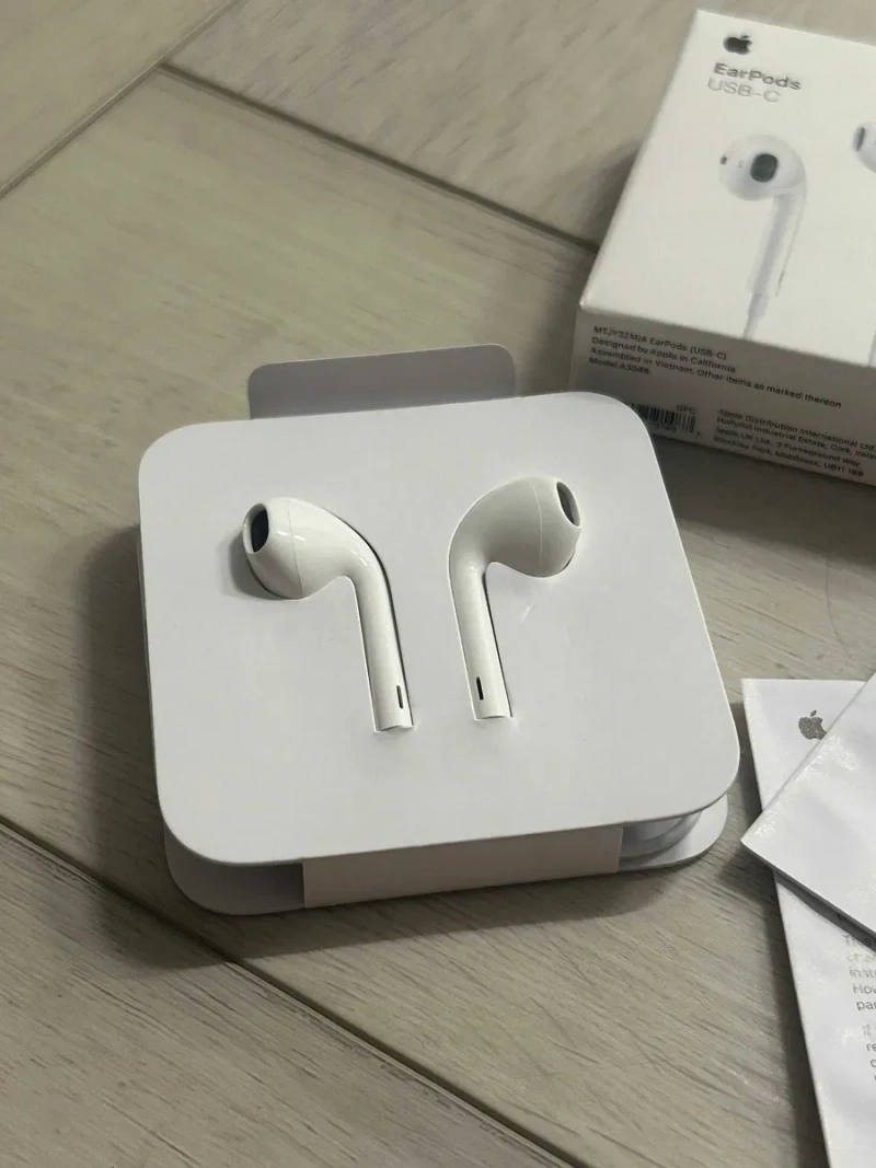 Apple Earpods USB-C навушники провідні з мікрофоном для айфона iphone — фото 3