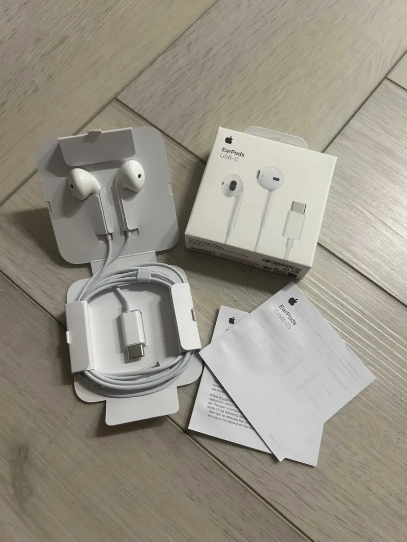 Apple Earpods USB-C навушники провідні з мікрофоном для айфона iphone — фото 4