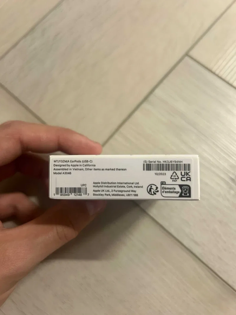 Apple Earpods USB-C навушники провідні з мікрофоном для айфона iphone — фото 7