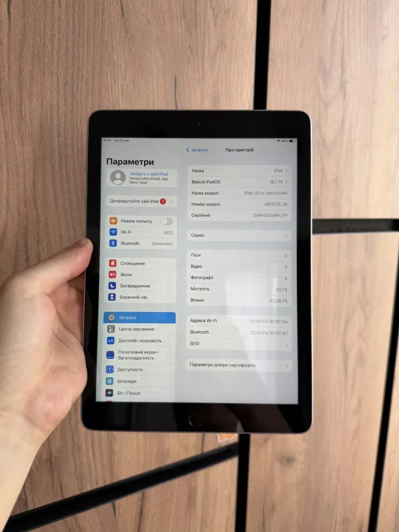 Apple iPad 5 32gb Wi-Fi — фото 2