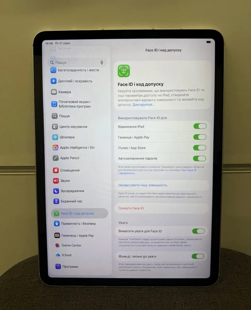 Apple ipad Pro 11 3gen M1 128gb Wi Fi +5G LTE Батарея 97% 2021року Silver — фото 2