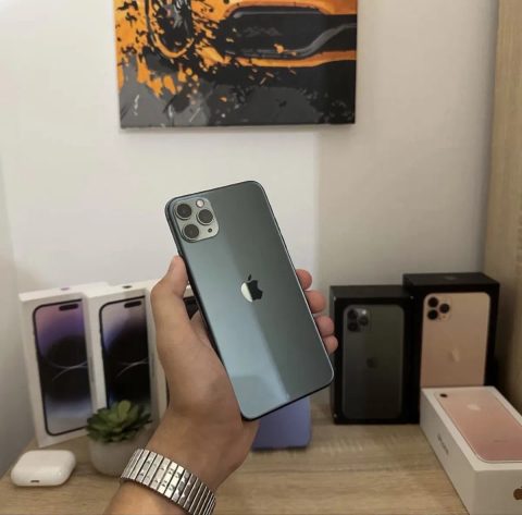 Apple iPhone 11 Pro Max Midnight Green 64GB - 100% АКБ (новий акумулятор)