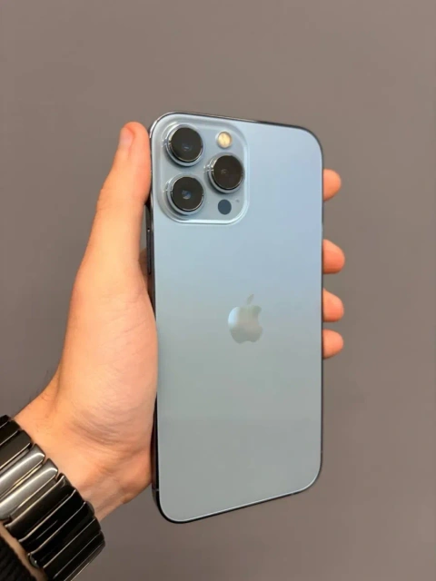 Apple iPhone 13 Pro Max / 128GB / Sierra Blue (MLKP3) / Айфон 13 Про макс / Акб 100% / Купити айфон 13 про макс