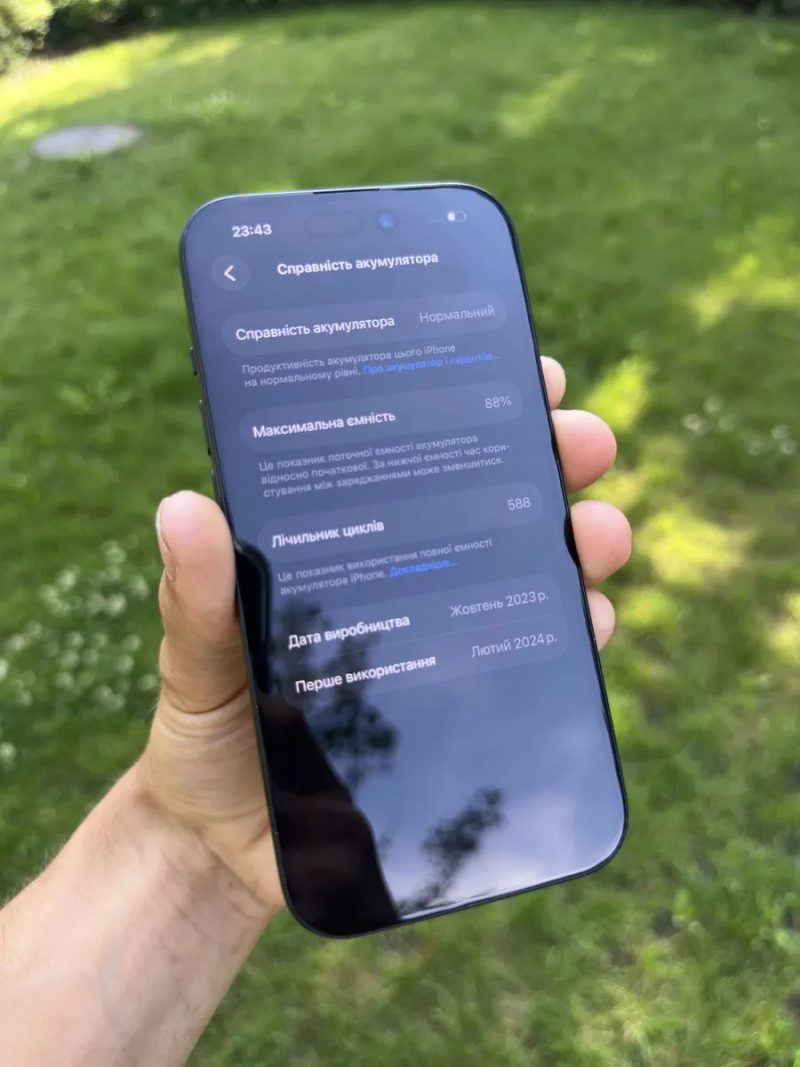 Apple Iphone Айфон 15 128ГБ Чорний| Неверлок | Оригінал — фото 6