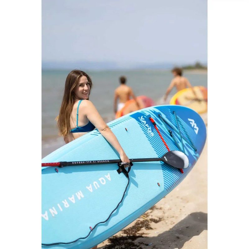 Aqua Marina Vapor 2026 Aqua Splash AquaMarina 315x79x15 Борд Дошка SUP доска Board 2 шари слоя надувна Stand Up Paddle борд надувная Monster Red Rapid — фото 5