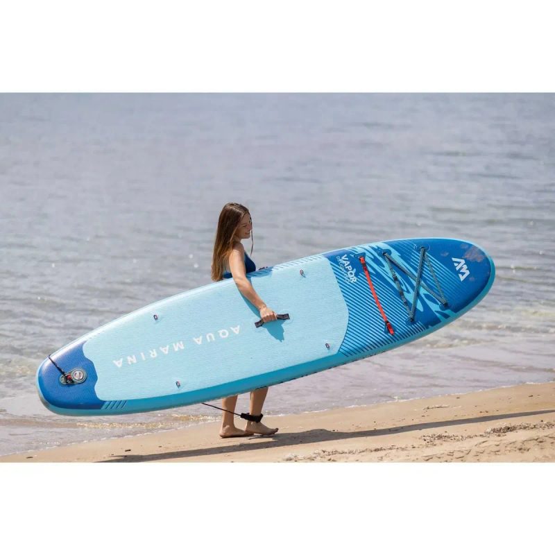 Aqua Marina Vapor 2026 Aqua Splash AquaMarina 315x79x15 Борд Дошка SUP доска Board 2 шари слоя надувна Stand Up Paddle борд надувная Monster Red Rapid — фото 6