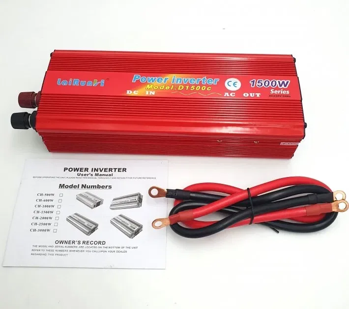 Автоинвертор UKC 12V-220V 1500W/2000W/2600W/3000W/4000W — фото 3