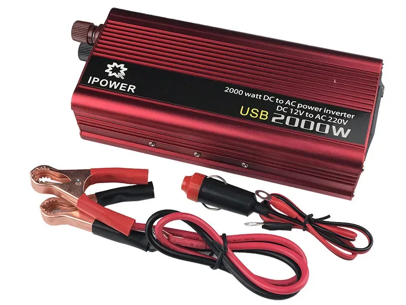 Автоинвертор UKC 12V-220V 1500W/2000W/2600W/3000W/4000W — фото 4