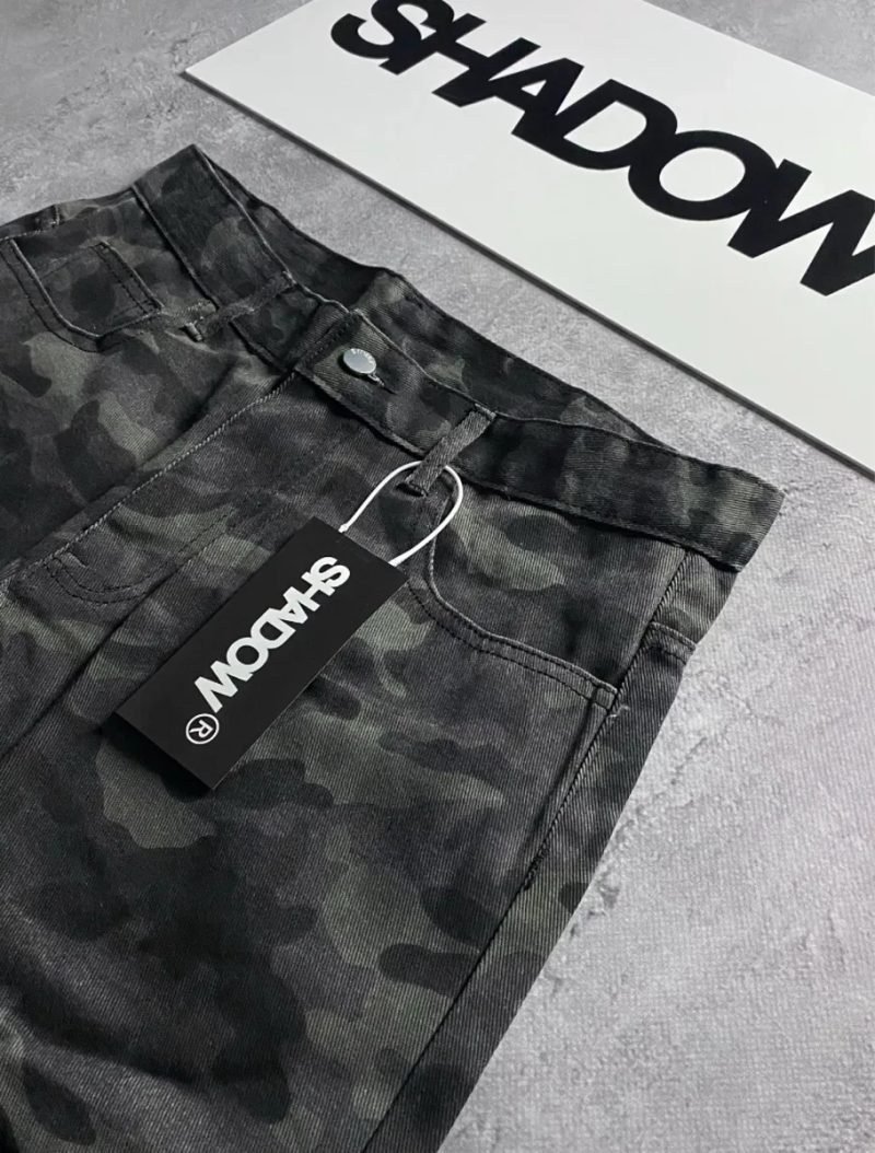 Baggy jeans Army | Камуфляжні широкі джинси sk8 y2k opium type rap ск8 — фото 4