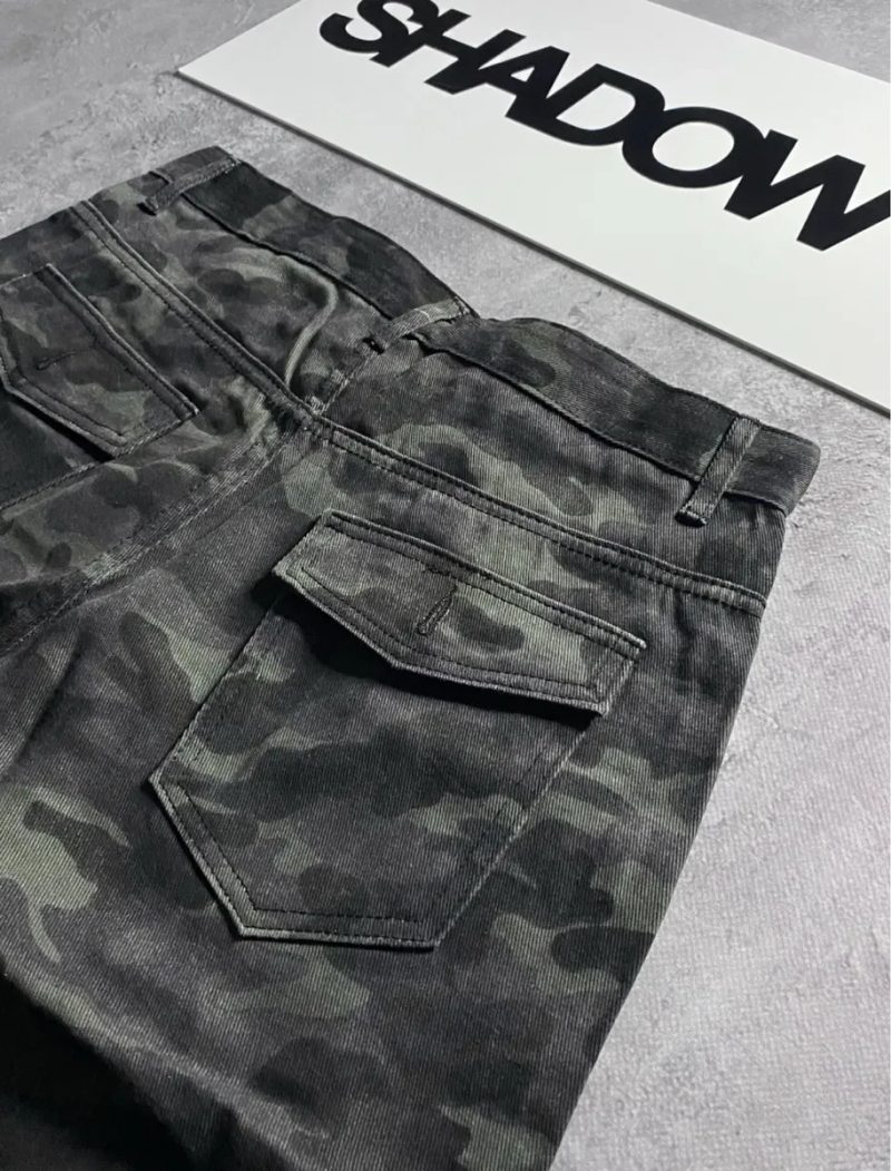 Baggy jeans Army | Камуфляжні широкі джинси sk8 y2k opium type rap ск8 — фото 5