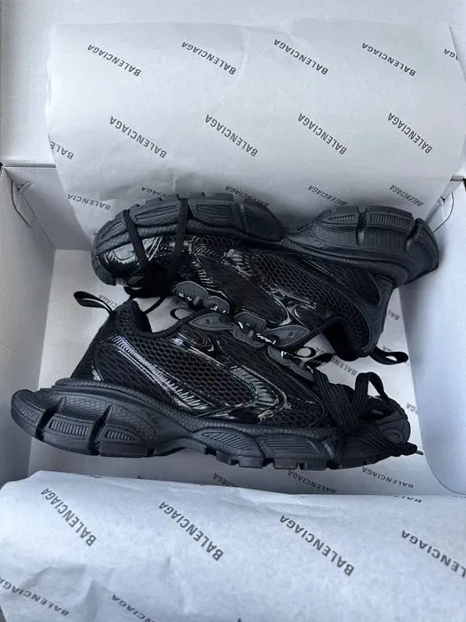 Balenciaga 3XL Black трендові жіночі кросівки баленсіага на платформі — фото 2