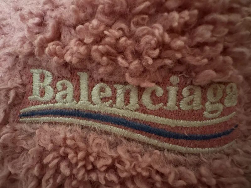 Balenciaga Furry Slides Sweet Pink — фото 4