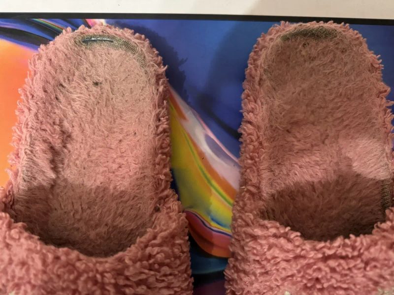 Balenciaga Furry Slides Sweet Pink — фото 5