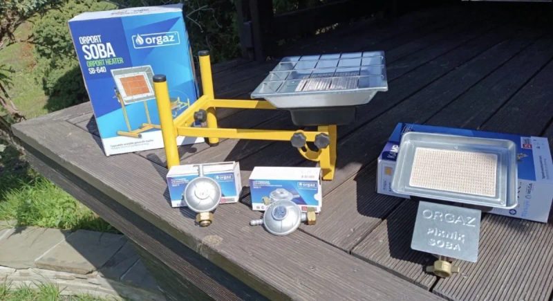 Балон 5л,8л,12л,15л газовий з плита, конфорка Sigma є Rudyy обігрівач sb600, ng309,sb650/640 горелка Orgaz, Nurgaz комплект для  їжі редуктор шланг — фото 7