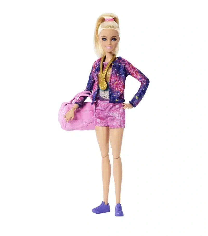 Барбі Гімнастка Barbie тренування з гімнастики you can gym гімнастика — фото 4