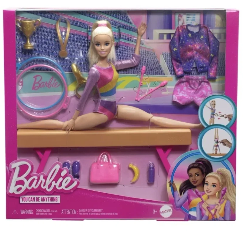 Барбі Гімнастка Barbie тренування з гімнастики you can gym гімнастика — фото 5