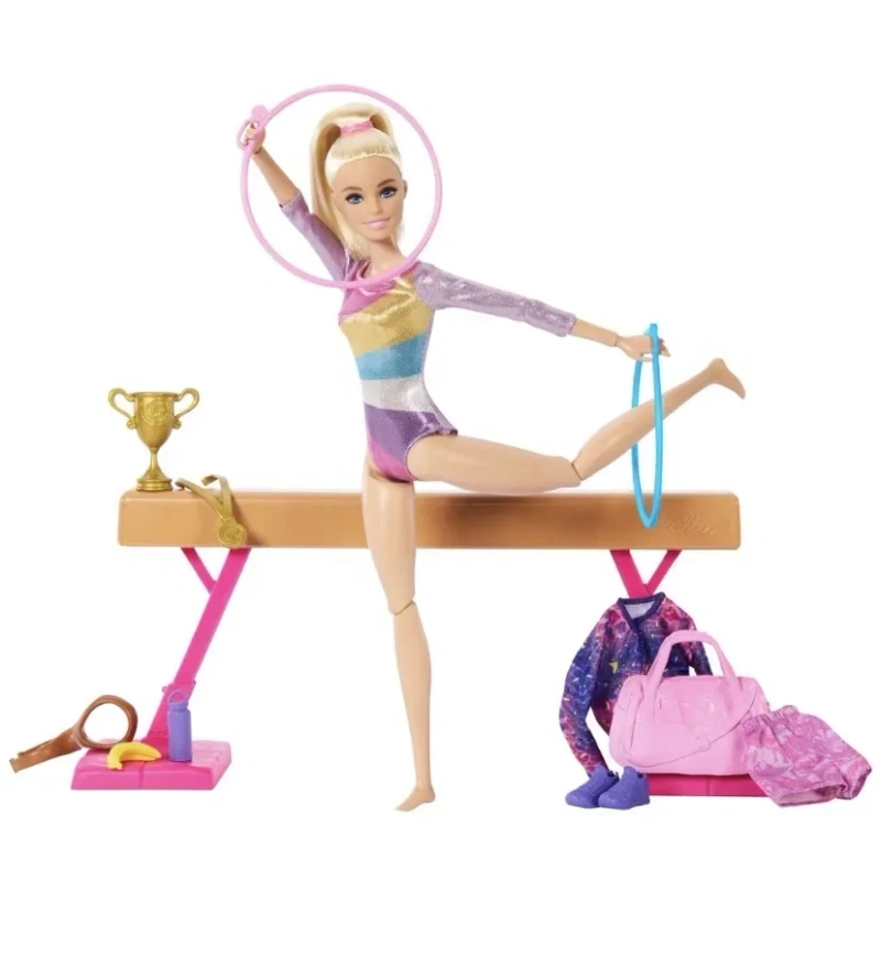 Барбі Гімнастка Barbie тренування з гімнастики you can gym гімнастика — фото 8