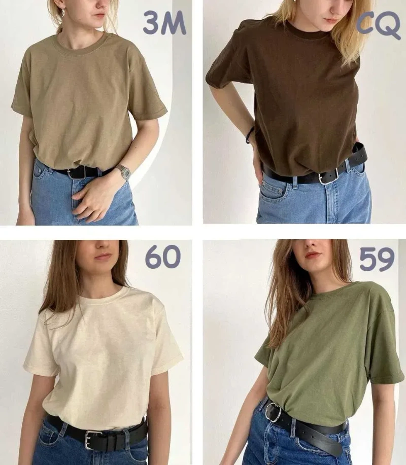 Базова оверсайз футболка 100% бавовна fruit of the loom valueweight — фото 3