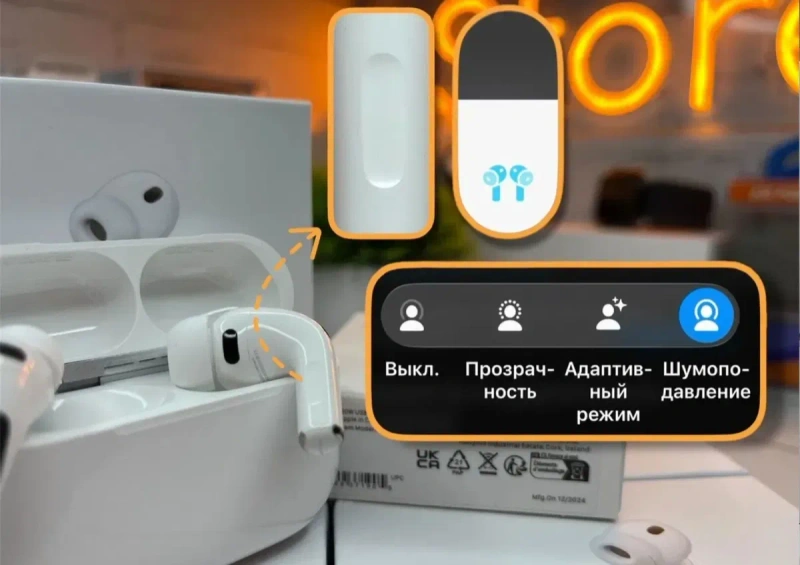 ‼️Бесплатна доставка ‼️Airpods pro 3 Lux  ANC — фото 3