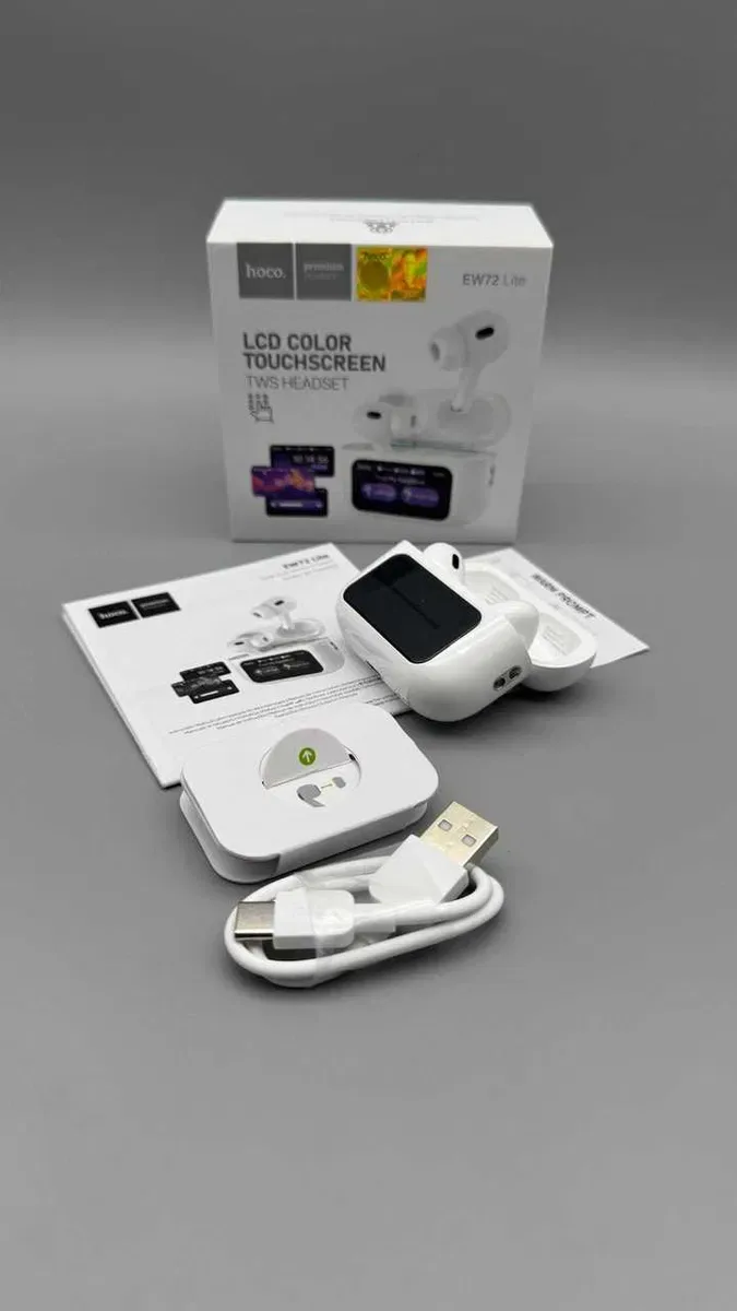 Беспроводные наушники Bluetooth Hoco EW72 TWS с сенсорным экраном — фото 5