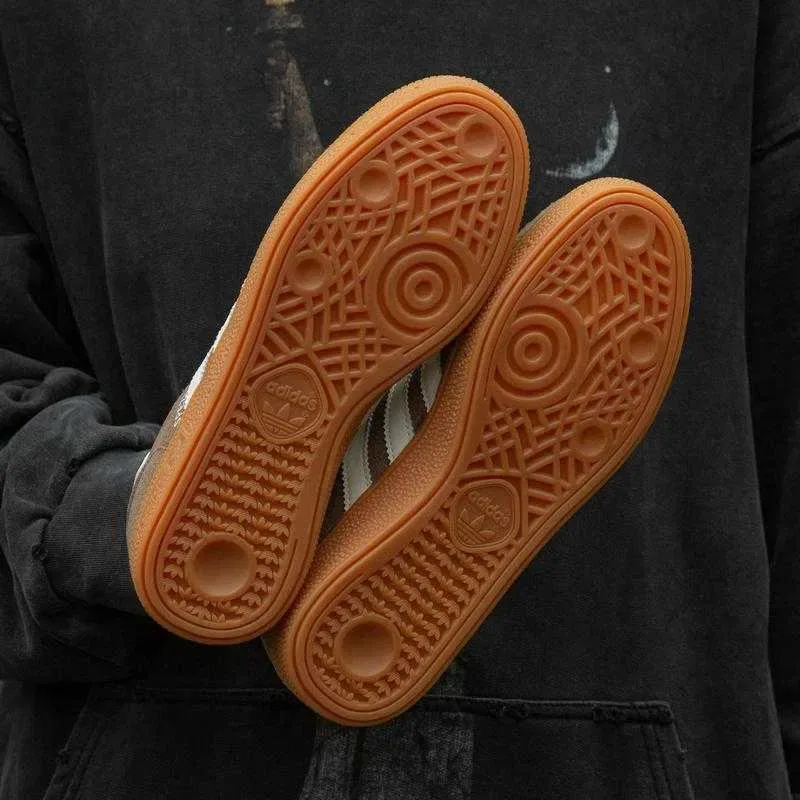 (БЕЗ ПЕРЕДОПЛАТИ) Adidas Handball Spezial Brown White адідас коричневі з білим — фото 3