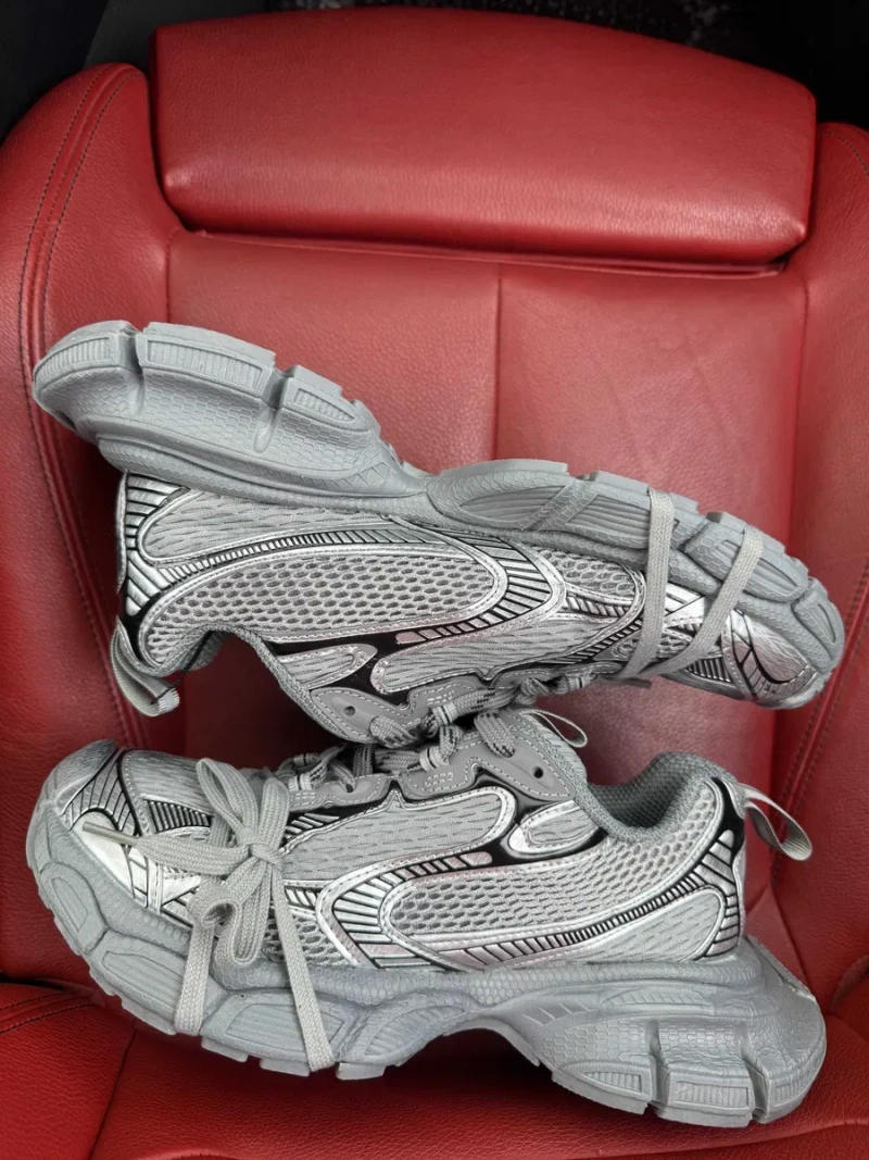(БЕЗ ПЕРЕДОПЛАТИ) Balenciaga 3XL Grey баленсіага 3 ікс ель сірі — фото 2