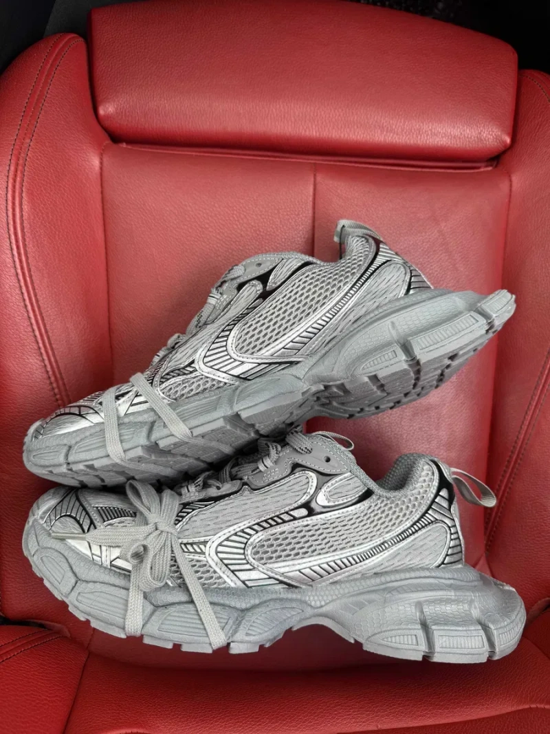 (БЕЗ ПЕРЕДОПЛАТИ) Balenciaga 3XL Grey баленсіага 3 ікс ель сірі — фото 3