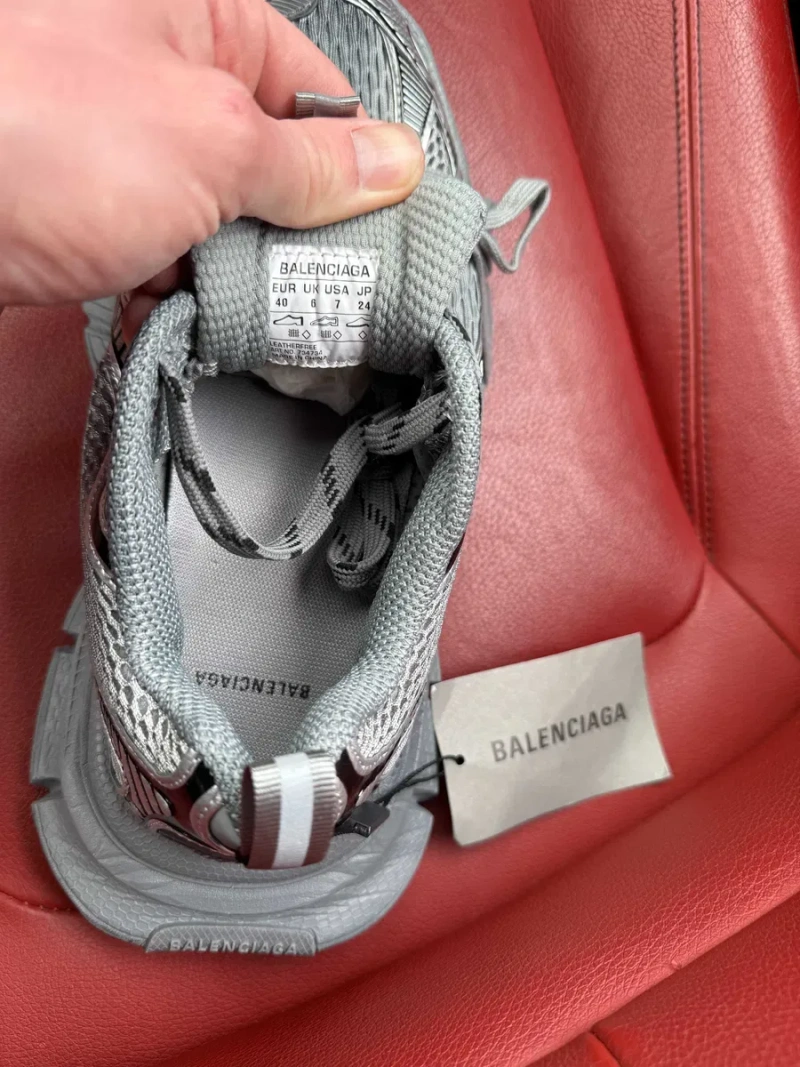 (БЕЗ ПЕРЕДОПЛАТИ) Balenciaga 3XL Grey баленсіага 3 ікс ель сірі — фото 6