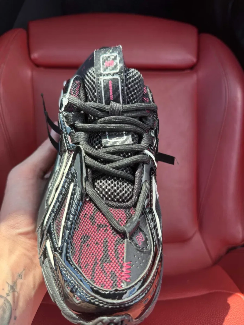 (БЕЗ ПЕРЕДОПЛАТИ) New Balance 1906A Dragon Derry нью беленс 1906 чорні рожеві малинові кросівки сітка — фото 3