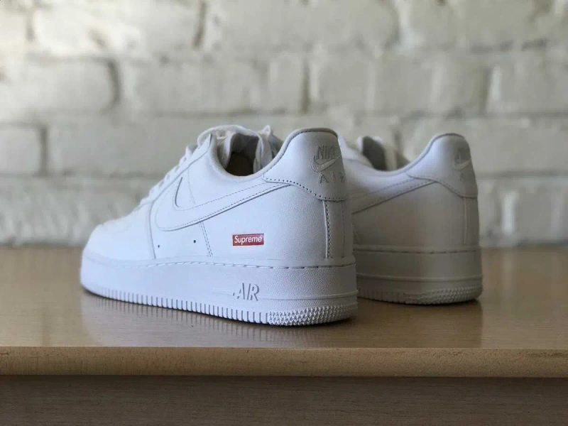 (БЕЗ ПЕРЕДОПЛАТИ) Nike Air Force 1 Low Supreme White найк аір супрім — фото 4