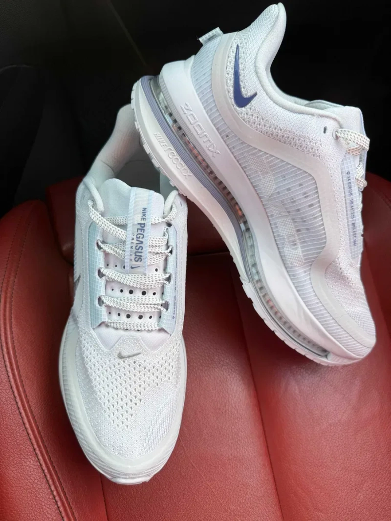 (БЕЗ ПЕРЕДОПЛАТИ) Nike Pegasus Premium SP Sail Cream найк пегасус преміум молочні бігові кросівки сітка з подушкою Zoom Air — фото 6