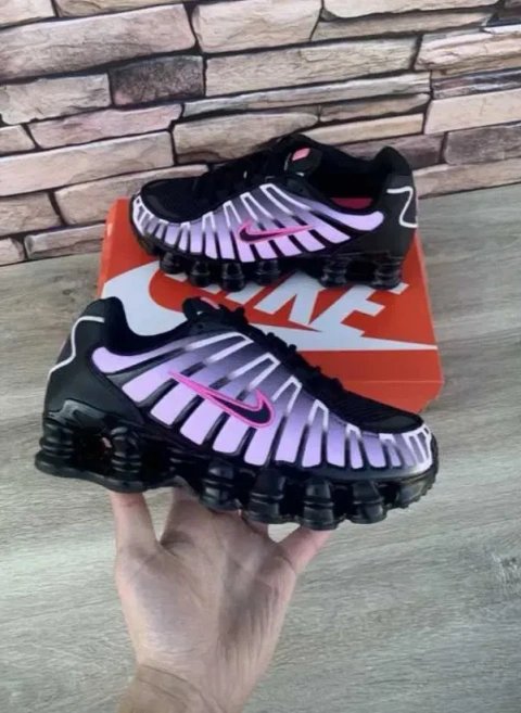 (БЕЗ ПЕРЕДОПЛАТИ) Nike Shox TL Y2K Black Pink найк шокс ТЛ чорно-рожеві