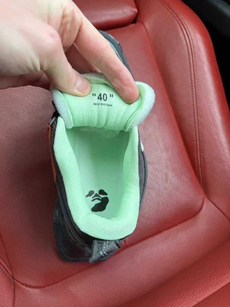 (БЕЗ ПЕРЕДОПЛАТИ)Off-White Odsy-1000 White Black Green офф вайт одсі — фото 6