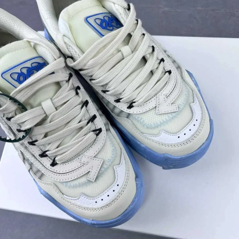 (БЕЗ ПЕРЕДОПЛАТИ)Off-White Odsy 1000 White оф вайт одсі бежеві сині — фото 3