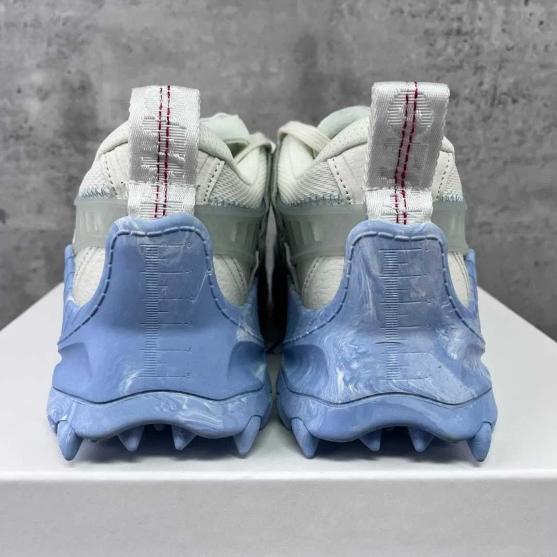(БЕЗ ПЕРЕДОПЛАТИ)Off-White Odsy 1000 White оф вайт одсі бежеві сині — фото 4