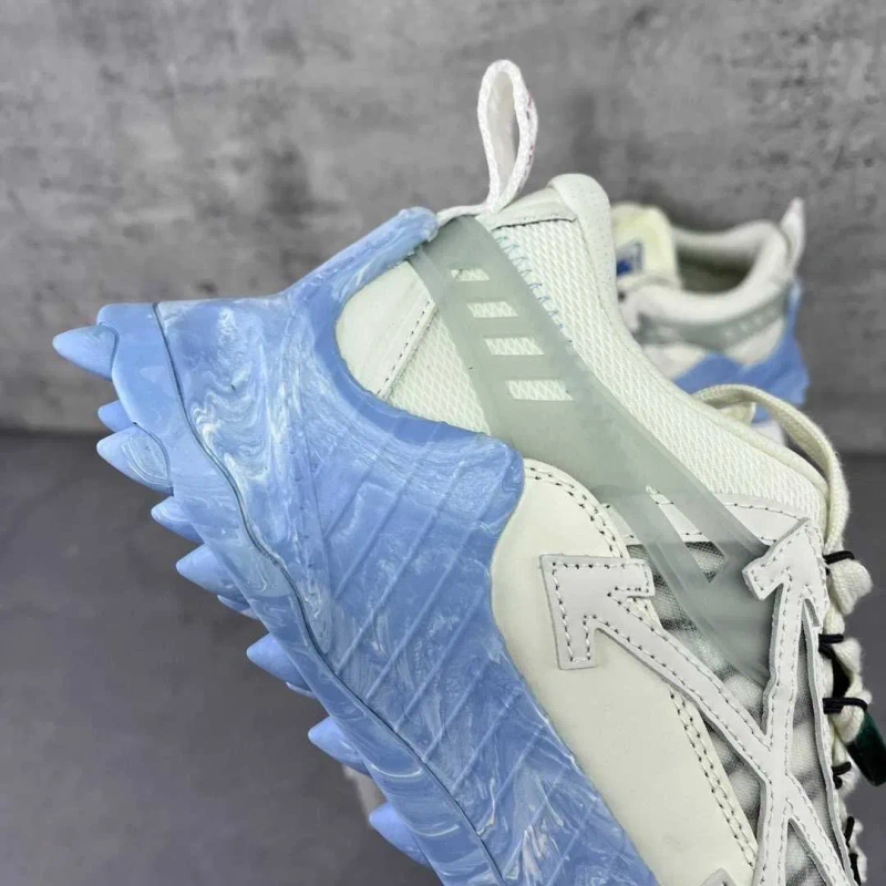 (БЕЗ ПЕРЕДОПЛАТИ)Off-White Odsy 1000 White оф вайт одсі бежеві сині — фото 5