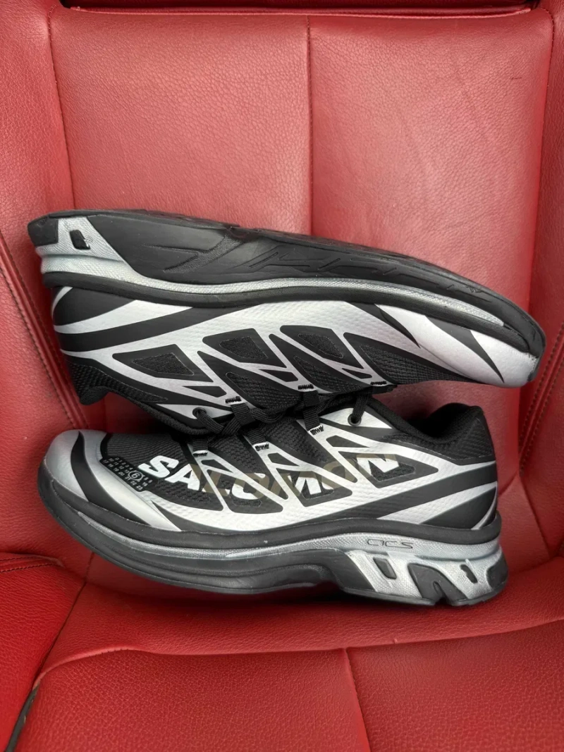 (БЕЗ ПЕРЕДОПЛАТИ) Salomon XT-6 x Maison Margiela MM6 Triple Black саломон мм6 чорні кросівки зі швидкою шнурівкою — фото 2