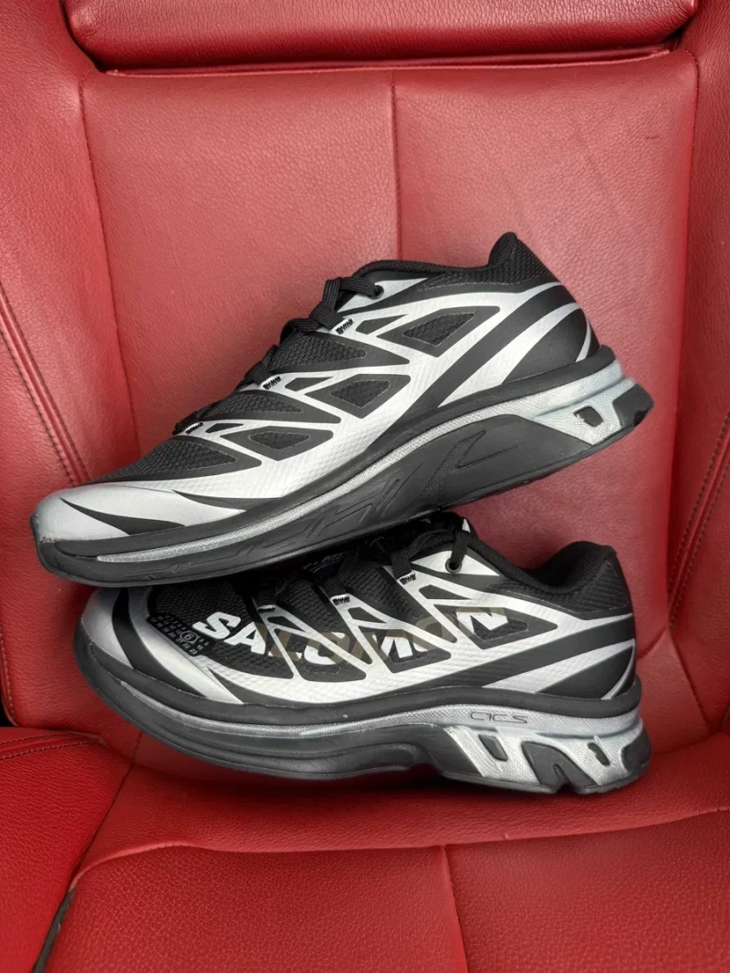 (БЕЗ ПЕРЕДОПЛАТИ) Salomon XT-6 x Maison Margiela MM6 Triple Black саломон мм6 чорні кросівки зі швидкою шнурівкою — фото 3