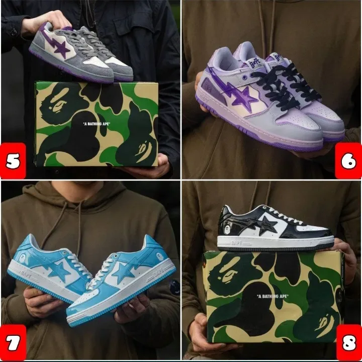 БЕЗ ПЕРЕДПЛАТИ‼️ Кросівки A Bathing Ape Bape SK8 Sta, JJJJound / 36-45, Унісекс, ПРЕМІУМ — фото 3