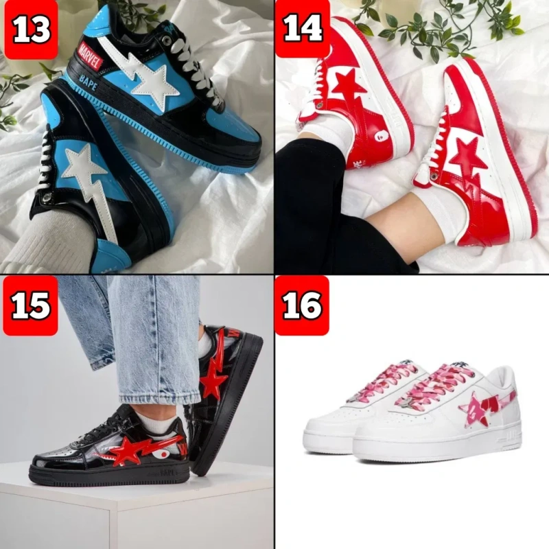 БЕЗ ПЕРЕДПЛАТИ‼️ Кросівки A Bathing Ape Bape SK8 Sta, JJJJound / 36-45, Унісекс, ПРЕМІУМ — фото 5