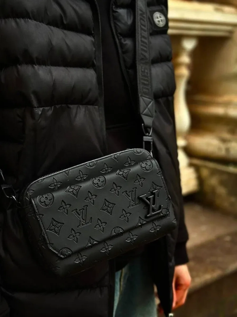 ‼️БЕЗ ПРЕДОПЛАТ‼️Мужская сумка через плечо Луи витон Louis Vuitton | сумка Луи витон | мужская сумка LV | мужская сумка Louis Vuitton | сумка — фото 3