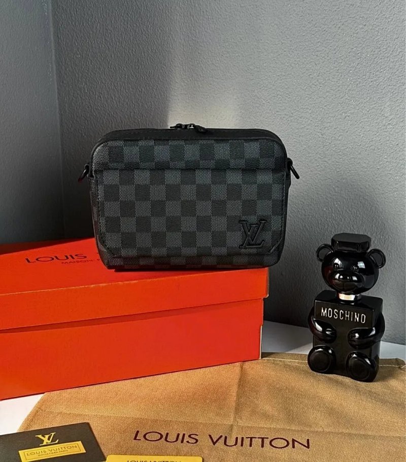 ‼️БЕЗ ПРЕДОПЛАТ‼️Мужская сумка через плечо луи витон Louis Vuitton | сумка через плечо луи витон LV | сумка лв | мужская сумка | сумка луи витон | — фото 5